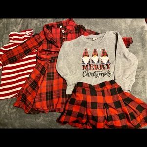 BUNDLE DEAL Toddler Girl Christmas Outfits